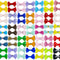 Dog Bows 70 Pcs/35 Pairs Metal Clips Puppy Yorkie Small Dog Bowknot Hair Bows/Handmade Cute Patterns Topknot Bows for Pet Grooming Hair Accessories(70 Pcs Metal Clips)